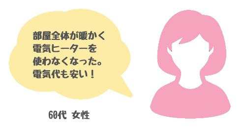 お客様の声　女性60代