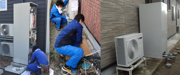 エコキュート設置工事